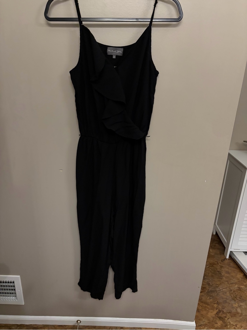 Michael Stars Women's Modern Rayon Surplice Jumpsuit Black S. Please read - Picture 3 of 12